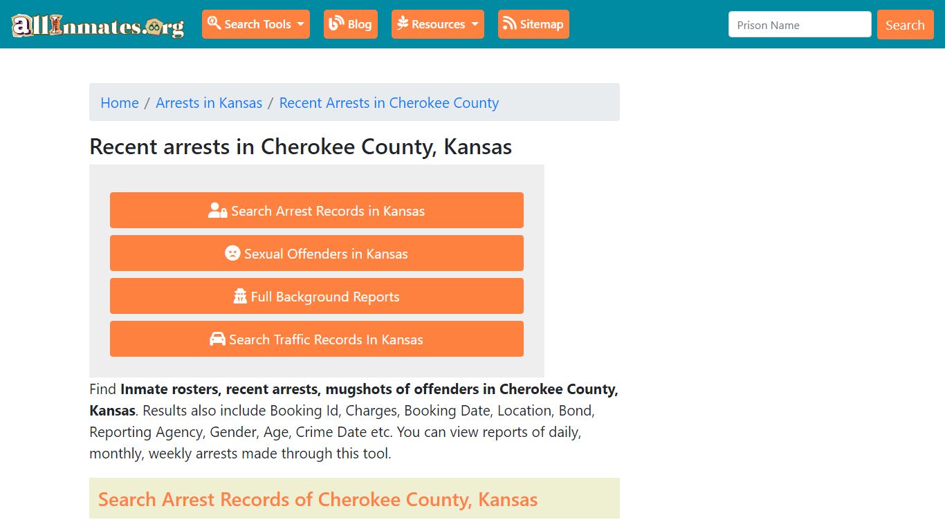 Recent arrests in Cherokee County, Kansas | Mugshots, Rosters, Inmates ...